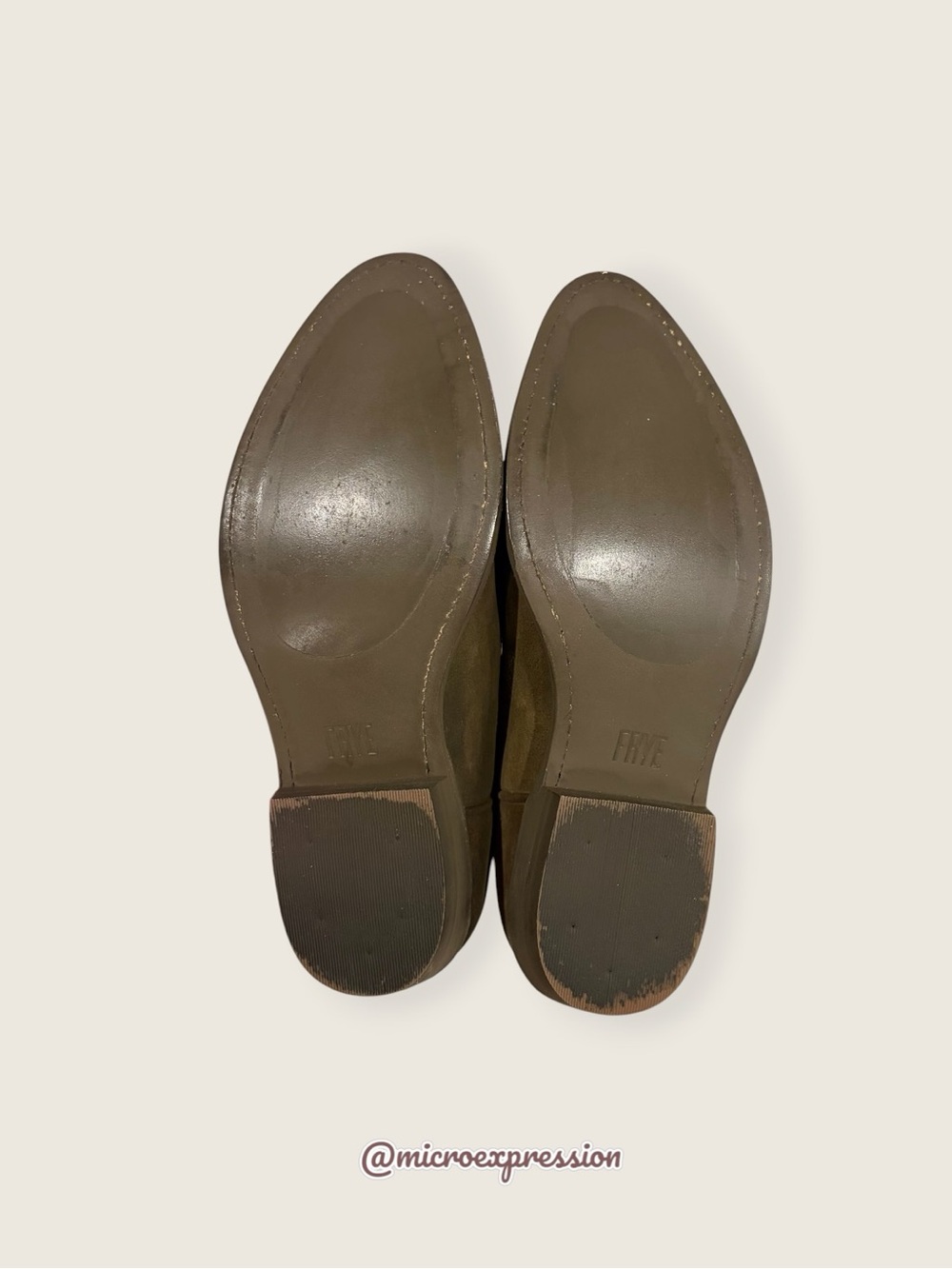 $379 Frye Billy Pull On Olive Green Western Southern Cowboy Short Boho AnkleBoot - Picture 10 of 12